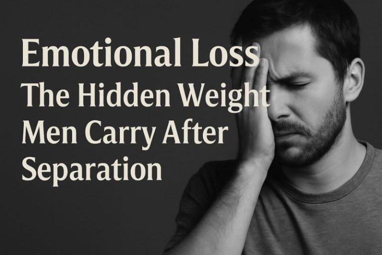 men's emotional pain after divorce