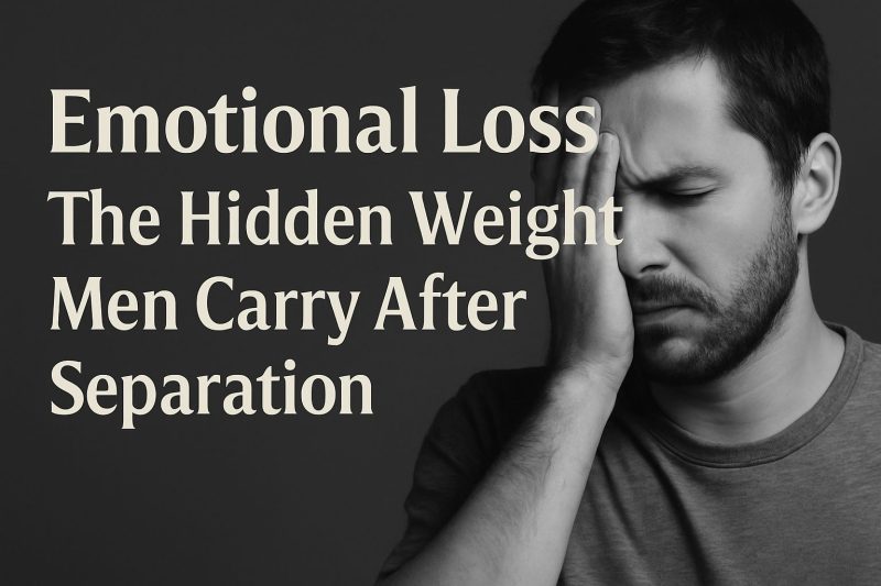men's emotional pain after divorce
