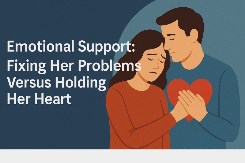 Emotional Support: Fixing Her Problems Versus Holding Her Heart