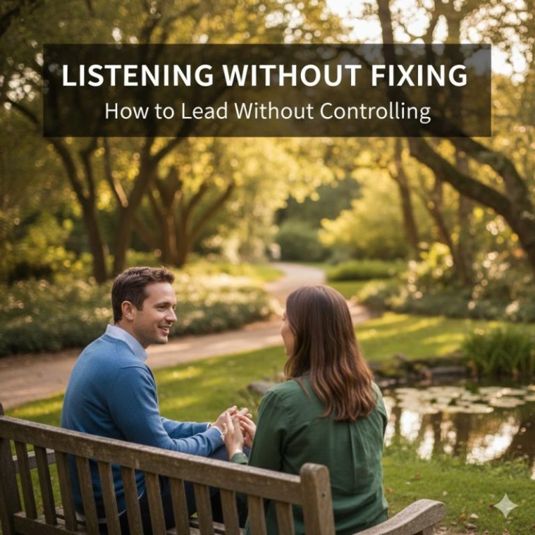 listening without fixing