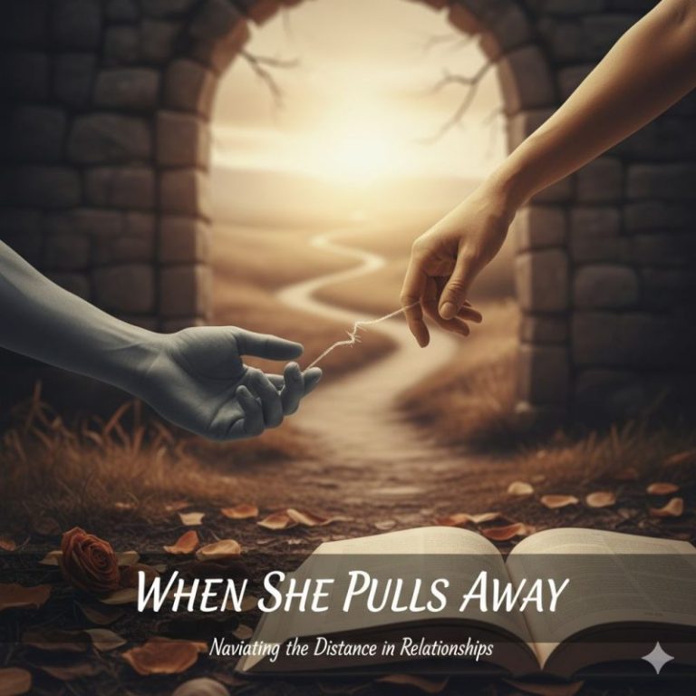 When She Pulls Away: How to Hold Space Without Chasing